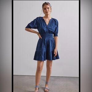 Anthropologie Puff sleeve dress